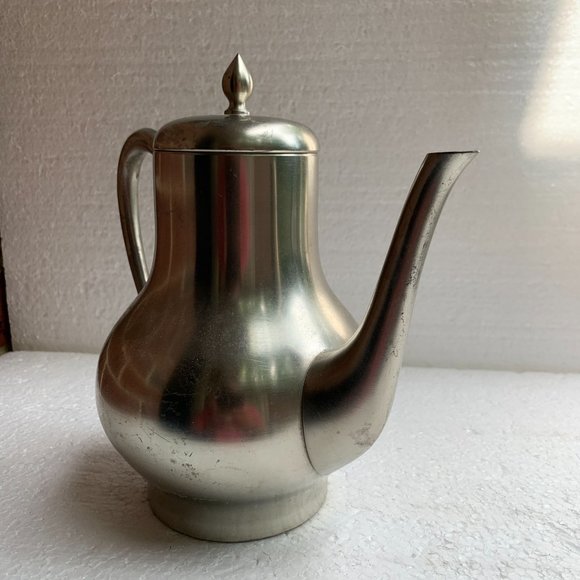 Vintage Metawa Holland Real Pewter 94% Coffee Pot, Pre 1985 Collectible - Picture 4 of 7